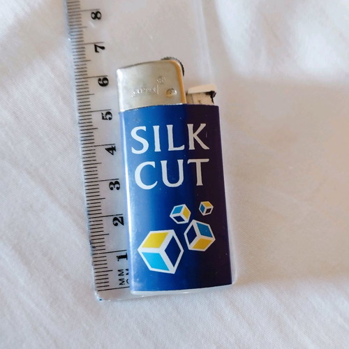 Silk Cut lighter used with gas
