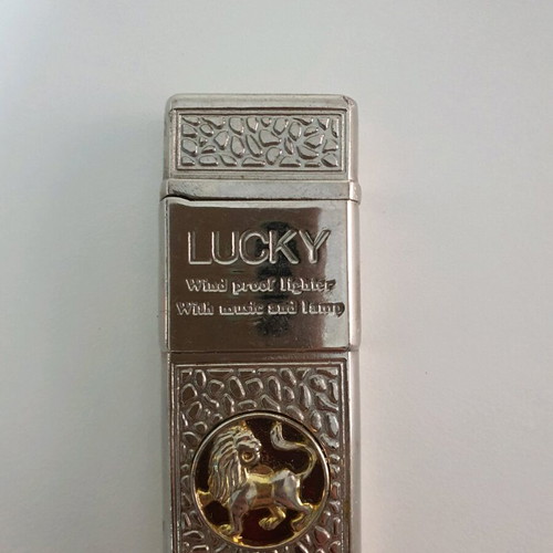 Lucky carved lighter used with lion decoration