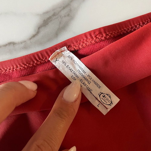 Vero by Aslanis swimsuit like new, red, size No L, high waist