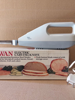 Vintage Swan electric knife like new, 1989