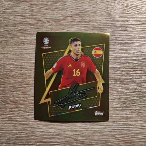 Euro 2024 Topps gold Esp-Sp-s sticker used