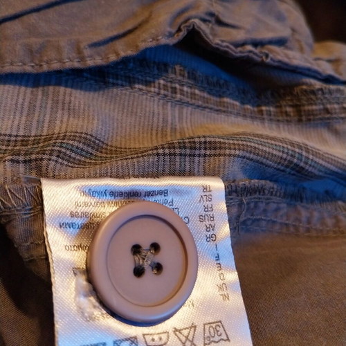 Brunotti men's shorts XL like new, checkered grey
