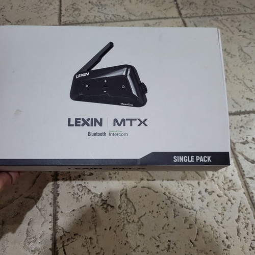 Lexin MeshCom LX-MTX Bluetooth Motorcycle Headset new