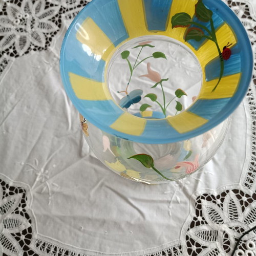 Lenox vase used, hand-painted