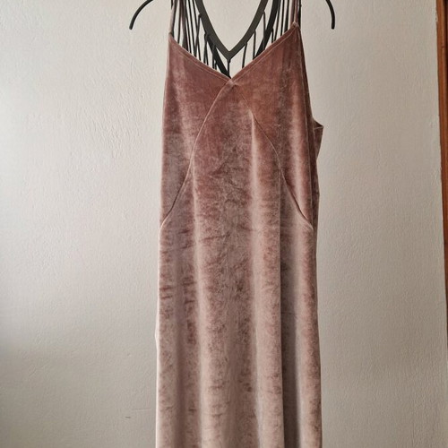 Pull&Bear Mini Velvet Dress pink like new, loose fit