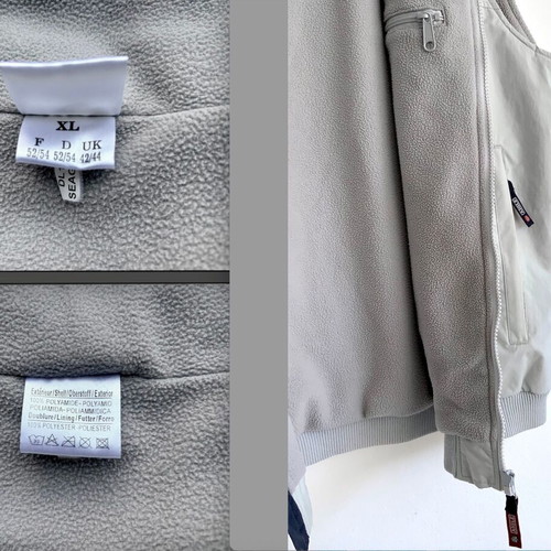 AIGLE Men's Sleeveless Jacket Vest Gray Like New Size XL