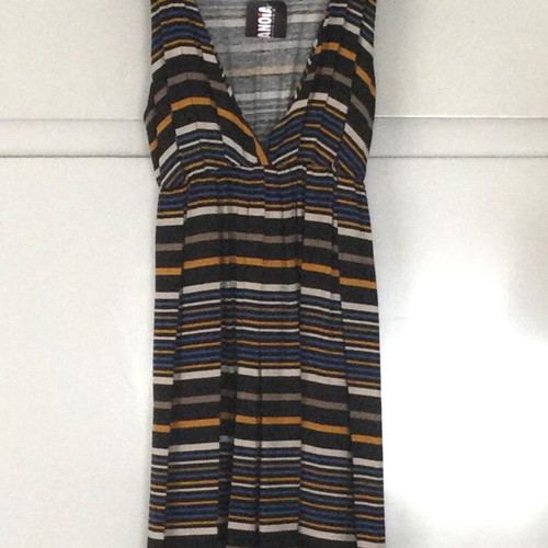 Striped midi dress Paranoia new, medium size, multicolor