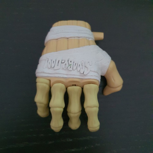 Scooby-Doo Mummy's Hand figure 2010, used, 12cm with mechanism