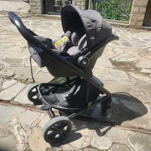 Joie Chrome Baby Stroller Three-in-One Like New