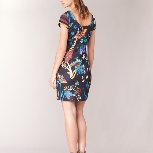 Desigual vibrant colorful bodycon dress, size L
