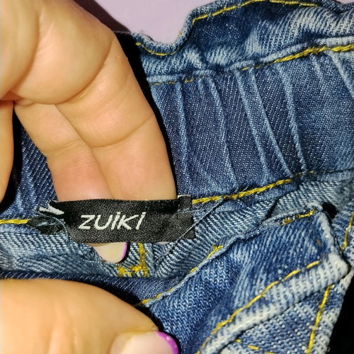 Paperbag jeans Zuiki like new, blue, size S 36