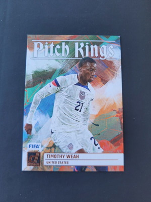 Timothy Weah Pitch Kings collectible card like new