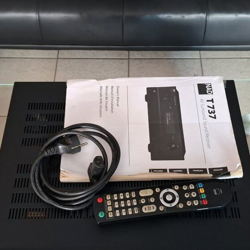 Nad T737 receiver amplifier like new with gold-plated outputs