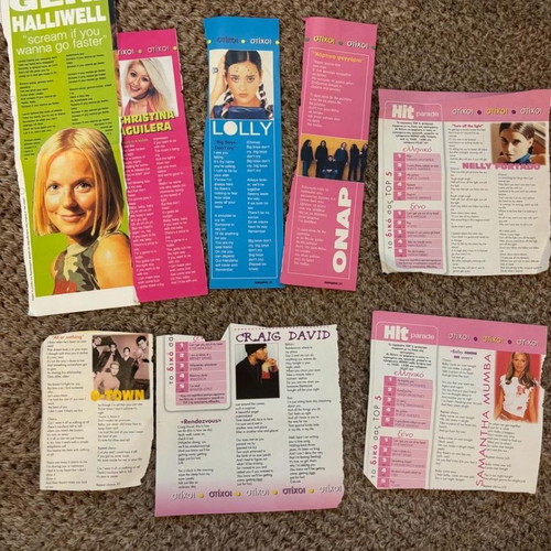 Afisorama clippings used, early 2000s
