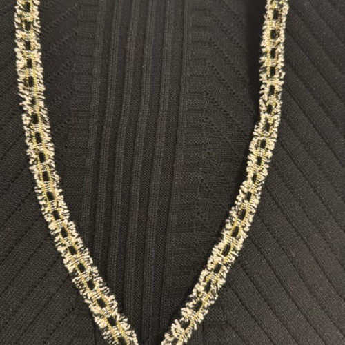 Zini dress new with beautiful details and front slit