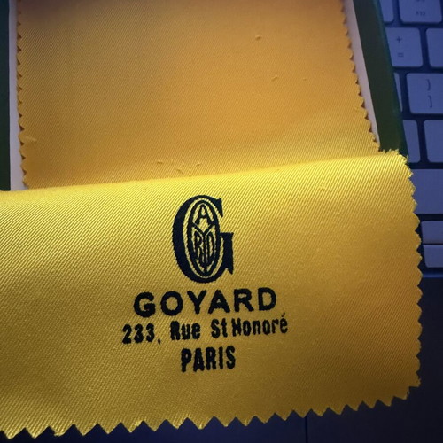 Goyard wallet new, green color