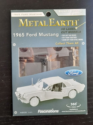 1965 Ford Mustang Metal Earth 3D laser cut μοντέλο καινούργιο, σφραγισμένο