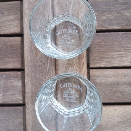 Cutty Sark 200ml glasses new, set of 2