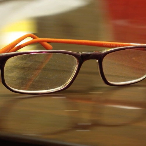 Marconi MOD.888 eyeglasses like new, brown and red