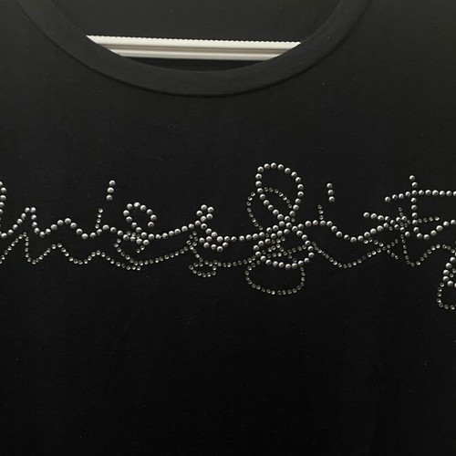 Miss Sixty blouse size M like new, black with silver