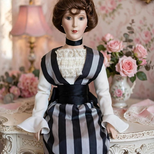 Eliza Doolittle porcelain doll from My Fair Lady, Theoni Aldredge Collection