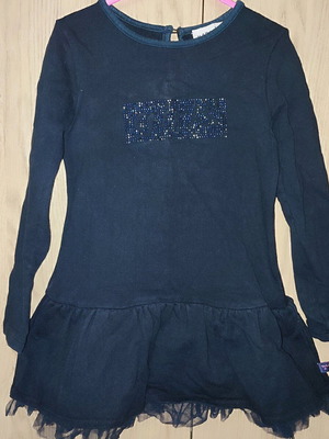Marasil girls' dress size 6 like new, blue