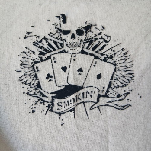 White Scarface Women's T-Shirt XL like new with rhinestone print