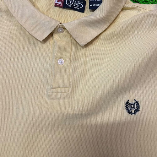 Chaps Ralph Lauren yellow polo shirt XL used