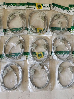 D9F-D9F Serial Cables Pack of 15 New, 2 Meters, Female Connectors