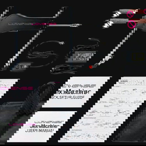 Lovense Sex Machine like new with authentic dildos and carrying bag