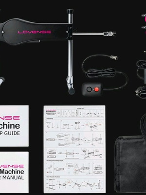 Lovense Sex Machine like new with authentic dildos and carrying bag