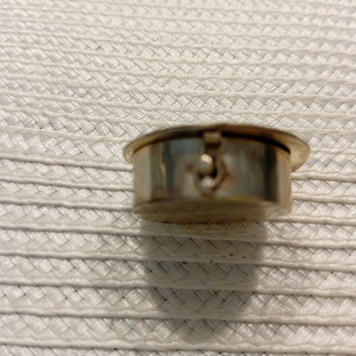 Vintage Mexican abalone pillbox