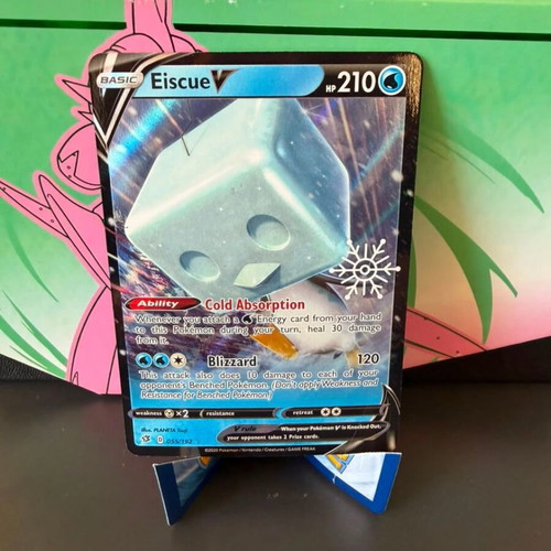 Eiscue V Rebel Clash 55 Pokemon TCG card