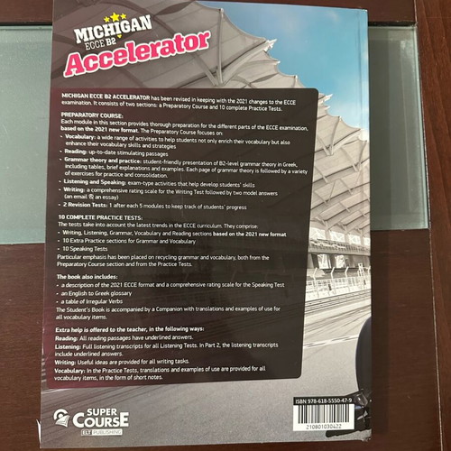 English Book Accelerator Michigan ECCE B2 New