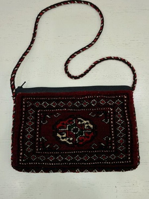 Handmade bag from Turkmenistan multicolored, made to order 20x30 cm