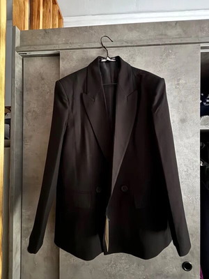 Blazer jacket new, black, baggy fit, size S