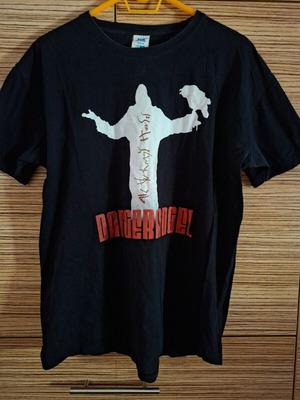 Danger Angel band t-shirt used, size Large, black