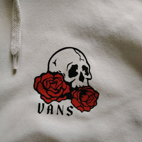 Vans Hoodie size S used, white