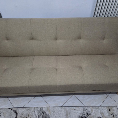 Polihome Sofa Bed like new, beige light brown