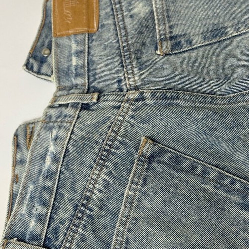 No Thinkin women's jean shorts medium like new, blue