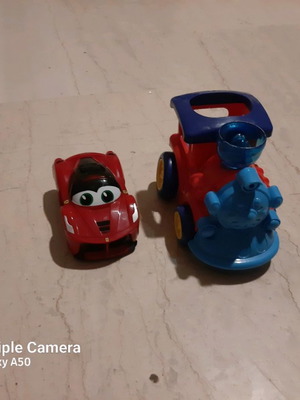 Πακέτο αμάξι Ferrari και τρενάκι μεταχειρισμένα