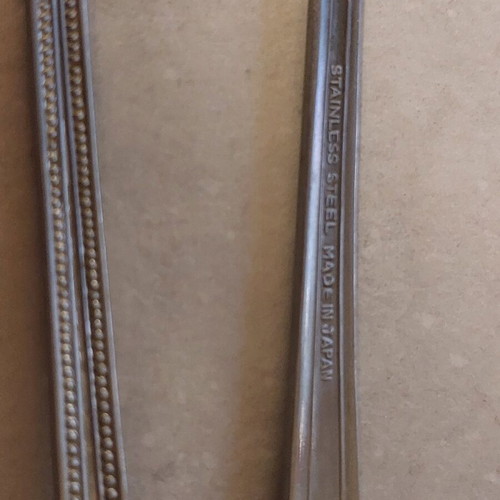 Cutlery set stainless steel vintage pack of 44 pieces