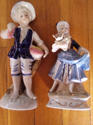 Πορσελάνης μπιμπελό καινούργιο, σετ 2 τεμαχίων