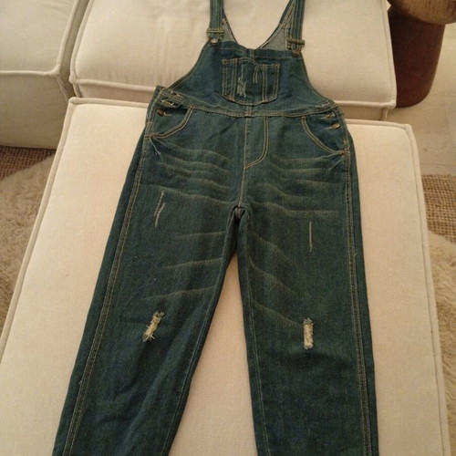 Jean overalls like new, size Large fits Medium or Small