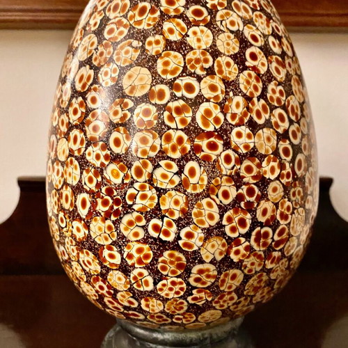 Decorative ceramic egg like new, table decor