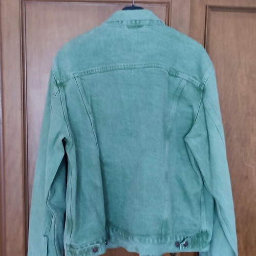 Funky Buddha denim jacket like new, size XL, green