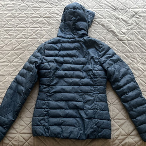 Adidas blue jacket like new, size XS-S, goose down winter wear