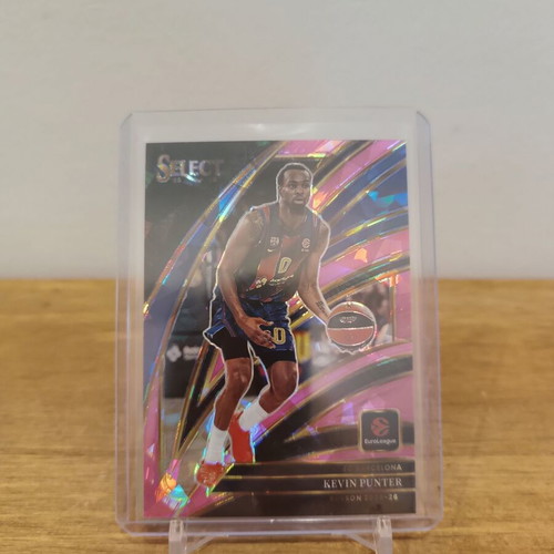 Kevin Punter 2025-26 Panini Select EuroLeague Pink Cracked Ice card new