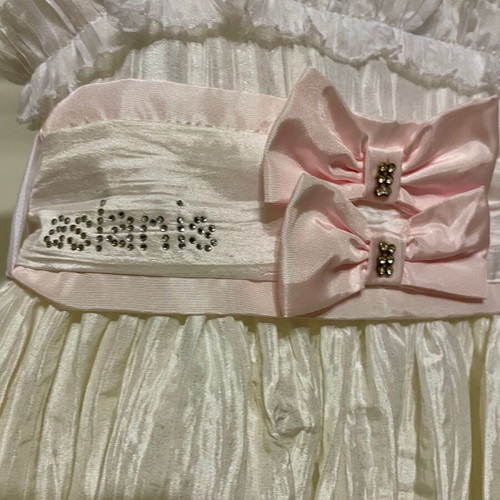 Baptism dress set with hat and jacket new