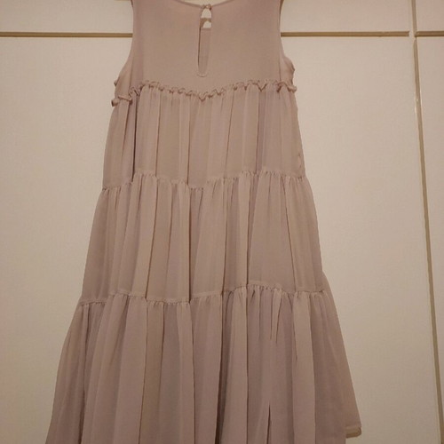 Evening dress like new, size 42, nude color